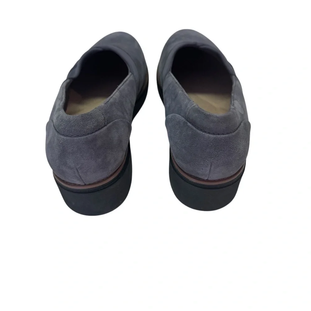 Clarks Blue Flats Minimalist Design